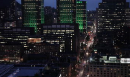 城市夜景视频素材,璀璨夜色下的城市光影掠影